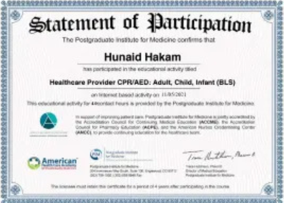 Certification & Recertification