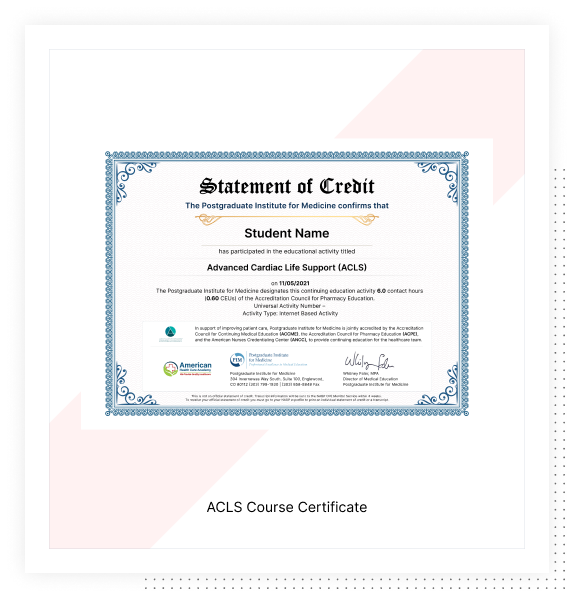 acls course certificate